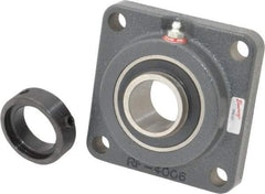 Browning - 1-7/16" ID, 4-5/8" OAL x 4-5/8" OAH 4-Bolt Flange - 3,493 Lb Static Cap, 5,782 Lb Dyn Cap, 3-5/8" Btw Mnt Hole Ctrs, Cast Iron - Apex Tool & Supply