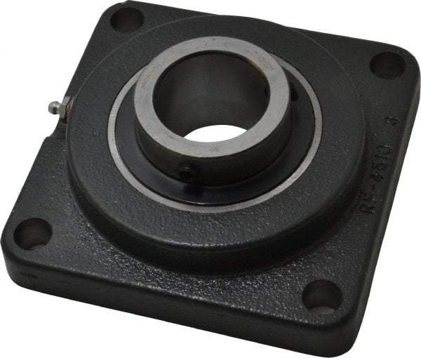 Browning - 1-15/16" ID, 6-3/8" OAL x 6-3/8" OAH 4-Bolt Flange - 5,216 Lb Static Cap, 7,889 Lb Dyn Cap, 5-1/8" Btw Mnt Hole Ctrs, Cast Iron - Apex Tool & Supply