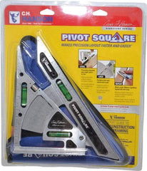 C.H. Hanson - 11" Blade Length, 8" Base Width Aluminum Square - 8 Inch Wide Base - Apex Tool & Supply