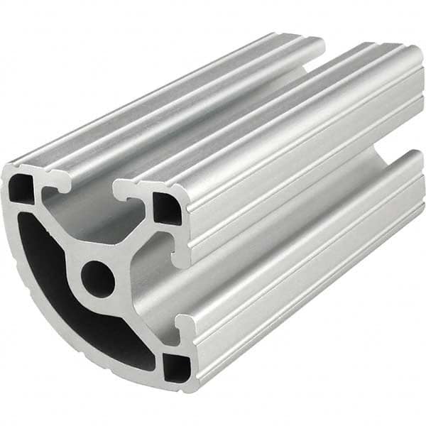 80/20 Inc. - 1-1/2" Wide x 1-1/2" High x 145" Long Open Shelving Round Extrusion Bar - Apex Tool & Supply