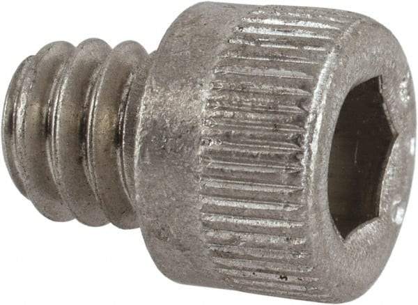 Value Collection - 1/4-20 UNC Hex Socket Drive, Socket Cap Screw - Grade 18-8 & Austenitic A2 Stainless Steel, Uncoated, Fully Threaded, 1/4" Length Under Head - Apex Tool & Supply