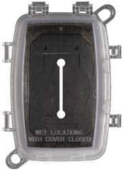 Cooper Crouse-Hinds - Electrical Outlet Box Polycarbonate Weatherproof Cover - Includes Inserts - Apex Tool & Supply
