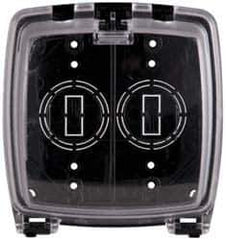 Cooper Crouse-Hinds - Electrical Outlet Box Polycarbonate Weatherproof Cover - Includes Inserts - Apex Tool & Supply