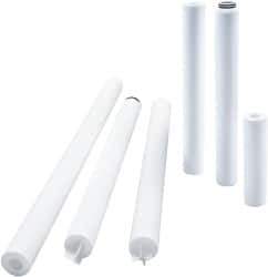 Parker - 2-1/2" OD, 10µ, Polyolefin Thermal Bonded Cartridge Filter - 30" Long - Apex Tool & Supply