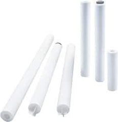 Parker - 2-1/2" OD, 75µ, Polyolefin Thermal Bonded Cartridge Filter - 20" Long - Apex Tool & Supply