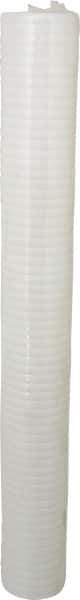Parker - 2-1/2" OD, 1µ, Polyolefin Thermal Bonded Cartridge Filter - 20" Long - Apex Tool & Supply