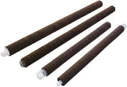 Parker - 2-1/2" OD, 25µ, Phenolic Resin Two Stage Design-Resin Bonded Cartridge Filter - 10" Long - Apex Tool & Supply