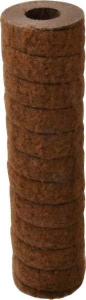 Parker - 2-1/2" OD, 5µ, Phenolic Resin Two Stage Design-Resin Bonded Cartridge Filter - 9-3/4" Long - Apex Tool & Supply