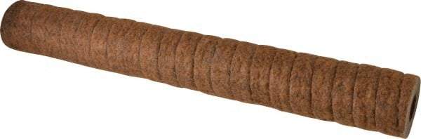 Parker - 2-1/2" OD, 10µ, Phenolic Resin Two Stage Design-Resin Bonded Cartridge Filter - 19-1/2" Long - Apex Tool & Supply