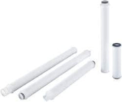 Parker - 2-1/2" OD, 5µ, Polypropylene Pleated-Melt Blown & Spun Bonded Cartridge Filter - 20" Long - Apex Tool & Supply