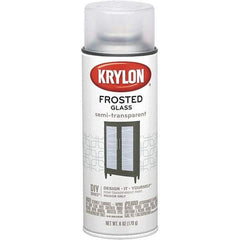 Krylon - Frosted Glass (Color), Frosted, Glass Frosting Spray Paint - 6 oz Container - Apex Tool & Supply