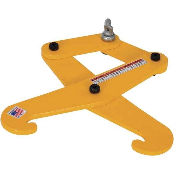 Vestil - 2,000 Lbs. Load Capacity Beam Tong - 6 Inch Max Width and 6 Inch Max Grip - Apex Tool & Supply