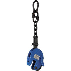Vestil - 1,000 Lbs. Load Capacity Plate Clamp - 0.6 Inch Max Thickness, 1-1/2 Inch Throat Depth and 2-1/4 Inch Bale Opening - Apex Tool & Supply