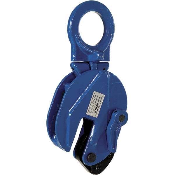 Vestil - 2,000 Lbs. Load Capacity Plate Clamp - 3/4 Inch Max Thickness, 2.9 Inch Throat Depth and 2.3 Inch Bale Opening - Apex Tool & Supply