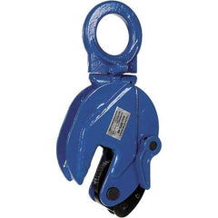 Vestil - 4,000 Lbs. Load Capacity Plate Clamp - 1 Inch Max Thickness, 2.9 Inch Throat Depth and 2.3 Inch Bale Opening - Apex Tool & Supply