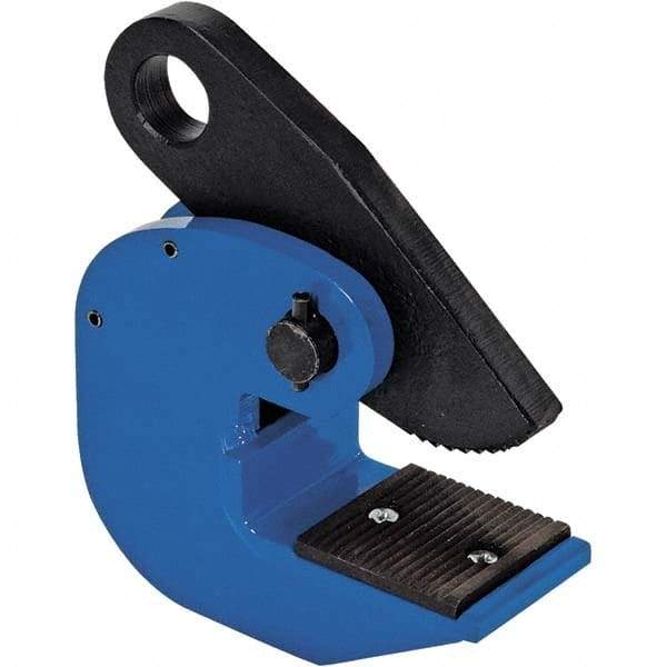 Vestil - 4,000 Lbs. Load Capacity Horizontal Plate Clamp - 1-1/4 Inch Max Thickness and 1.2 Inch Bale Opening - Apex Tool & Supply