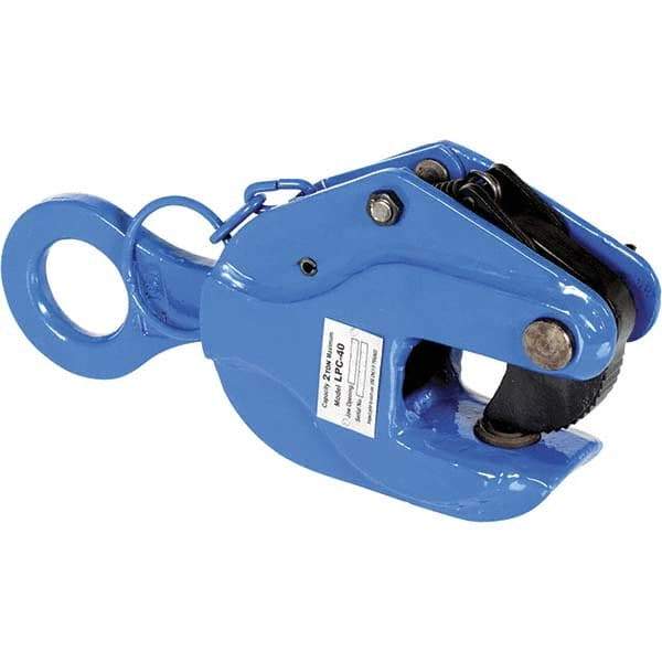 Vestil - 4,000 Lbs. Load Capacity Positive Locking Plate Clamp - 1.1 Inch Max Thickness, 2.88 Inch Throat Depth and 2.2 Inch Bale Opening - Apex Tool & Supply