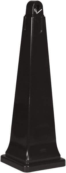 Rubbermaid - 0.85 Gal Plastic Cigarette & Cigar Receptacle - 12-1/4" Wide x 39-7/16" High - Apex Tool & Supply
