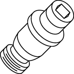 Kennametal - Lock Pin for Indexable Turning Tools - Series Kenloc, Compatible with Clamps, Inserts, Shims, Compatible with CKM24 Clamps - Apex Tool & Supply