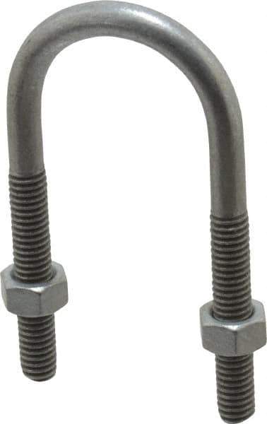 Cooper Crouse-Hinds - Malleable Iron Rigid U-Bolts - 1" Rigid, Electrogalvanized Finish - Apex Tool & Supply