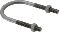 Cooper Crouse-Hinds - Malleable Iron Rigid U-Bolts - 1-1/2" Rigid, Electrogalvanized Finish - Apex Tool & Supply