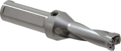 Kennametal - 63.5mm Max Drill Depth, 2.5xD, 1-1/8" Diam, Indexable Insert Drill - 2 Inserts, 1-1/4" Shank Diam, Straight Shank - Apex Tool & Supply