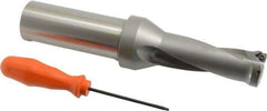 Kennametal - 79.5mm Max Drill Depth, 2.5xD, 31.8mm Diam, Indexable Insert Drill - 2 Inserts, 1-1/2" Shank Diam, Straight Shank - Apex Tool & Supply