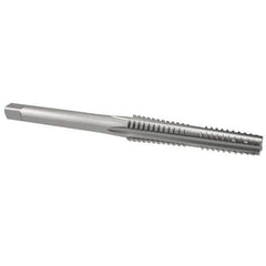 Interstate - 1-5, Right Hand Thread, 5-1/4" Thread Length, Acme Thread Tap - 4 Flutes, Straight Flute, 10-1/8" Overall Length, 2G Class of Fit, Plug Chamfer - Apex Tool & Supply