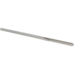Alvord Polk - 0.117" High Speed Steel 4 Flute Chucking Reamer - Straight Flute, 0.112" Straight Shank, 7/8" Flute Length, 3-1/2" OAL - Apex Tool & Supply