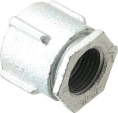 Cooper Crouse-Hinds - 1/2" Trade, Malleable Iron Threaded Rigid/Intermediate (IMC) Conduit Coupling - Noninsulated - Apex Tool & Supply