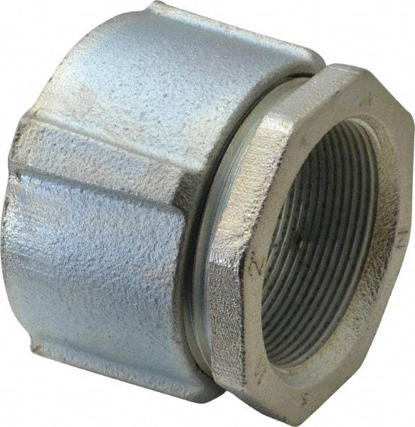Cooper Crouse-Hinds - 2" Trade, Malleable Iron Threaded Rigid/Intermediate (IMC) Conduit Coupling - Noninsulated - Apex Tool & Supply