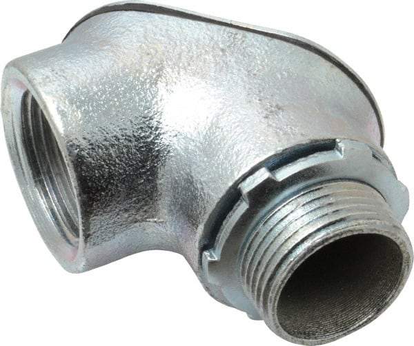 Cooper Crouse-Hinds - 1" Trade, Malleable Iron Threaded Angled Rigid/Intermediate (IMC) Conduit Elbow - Insulated - Apex Tool & Supply