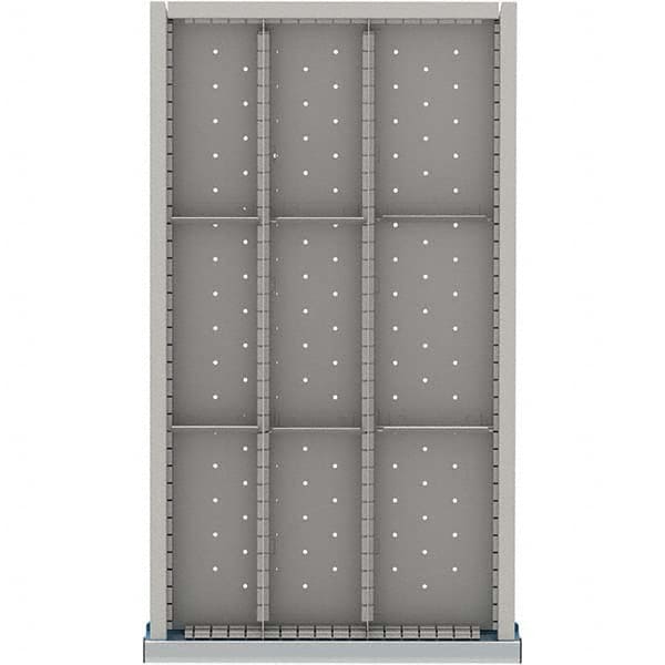 LISTA - 9-Compartment Drawer Divider Layout for 3.15" High Drawers - Apex Tool & Supply