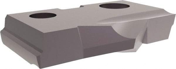 Allied Machine and Engineering - 27mm Diam x 3/16" Thick, Seat Code 2, 90° Included Angle Spade Drill Insert - TiAlN Coated, Cobalt, Grade Super Cobalt, Series T-A - Apex Tool & Supply