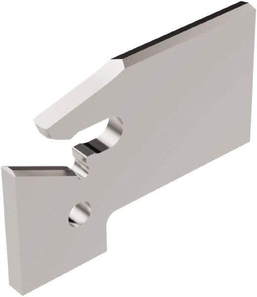 Seco - 0.61" Blade Height, 0.047" Blade Width, 1.303" OAL, Neutral Cut, Single End Indexable Cut-Off Blade - 150.10A Blade, 150.10 Series - Apex Tool & Supply