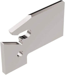 Seco - 0.61" Blade Height, 0.079" Blade Width, 1.303" OAL, Neutral Cut, Single End Indexable Cut-Off Blade - 150.10A Blade, 150.10 Series - Apex Tool & Supply