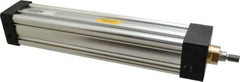 Parker - 10" Stroke x 2" Bore Double Acting Air Cylinder - 3/8 Port, 7/16-20 Rod Thread, 250 Max psi, -10 to 165°F - Apex Tool & Supply