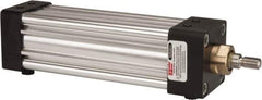 Parker - 5" Stroke x 2" Bore Double Acting Air Cylinder - 3/8 Port, 7/16-20 Rod Thread, 250 Max psi, -10 to 165°F - Apex Tool & Supply