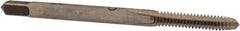 Interstate - #5-36 UNS 3B 3 Flute Bright Finish High Speed Steel Straight Flute Standard Hand Tap - Plug, Right Hand Thread, 1-15/16" OAL, H2 Limit, Oversize - Apex Tool & Supply