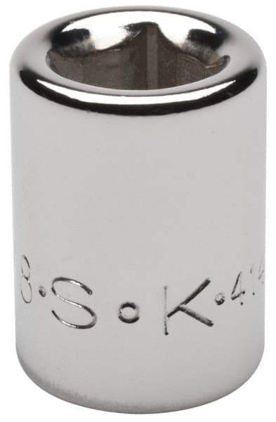 SK - 3/8" Drive, 3/8" Socket, Female Pipe Plug Socket - 4 Points, 1" OAL - Apex Tool & Supply