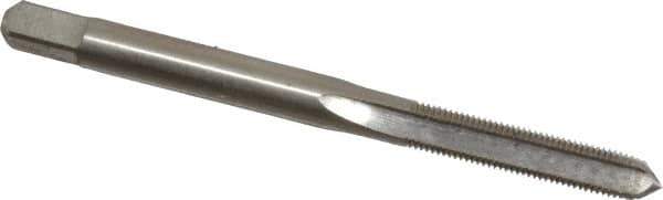 Interstate - #10-48 UNS 3B 4 Flute Bright Finish High Speed Steel Straight Flute Standard Hand Tap - Plug, Right Hand Thread, 2-3/8" OAL, H2 Limit, Oversize - Apex Tool & Supply
