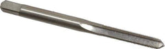 Interstate - #10-48 UNS 3B 4 Flute Bright Finish High Speed Steel Straight Flute Standard Hand Tap - Plug, Right Hand Thread, 2-3/8" OAL, H2 Limit, Oversize - Apex Tool & Supply