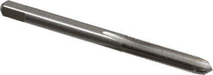 Interstate - #10-56 UNS 3B 4 Flute Bright Finish High Speed Steel Straight Flute Standard Hand Tap - Plug, Right Hand Thread, 2-3/8" OAL, H2 Limit, Oversize - Apex Tool & Supply