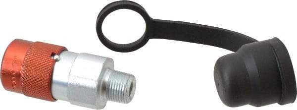 Enerpac - 3/8 NPTF Hydraulic Hose Female Flush Face Coupler - 10,000 psi - Apex Tool & Supply