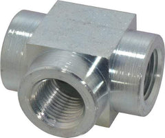 Enerpac - 3/8 NPTF Hydraulic Hose Tee - 10,000 psi - Apex Tool & Supply