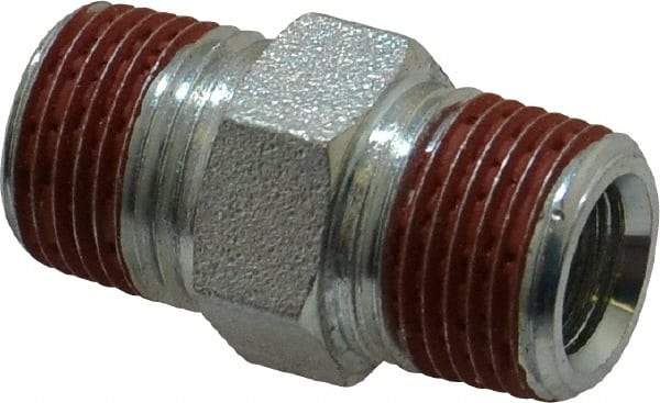 Enerpac - 3/8 NPTF Hydraulic Hose Hex Nipple - 10,000 psi - Apex Tool & Supply