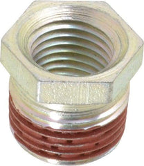 Enerpac - 3/8 Male & 1/4 Female NPTF Hydraulic Hose Bushing - 10,000 psi - Apex Tool & Supply