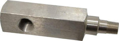 Enerpac - 10,000 psi Pressure Rating, Hydraulic Pressure Gage Adapter - 3/8 NPTF Male End, 3/8 NPTF Female End, 1/2 NPTF Guage Port - Apex Tool & Supply