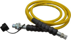 Enerpac - 1/4" Inside Diam x 3/8 NPT 10' Hydraulic Pump Hose - 10,000 psi, CH-604 Opposite End, Thermoplastic - Apex Tool & Supply