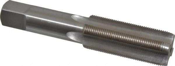 Interstate - 1-18 UNS 3B 4 Flute Bright Finish High Speed Steel Straight Flute Standard Hand Tap - Plug, Right Hand Thread, 5-1/8" OAL, H4 Limit, Oversize - Apex Tool & Supply